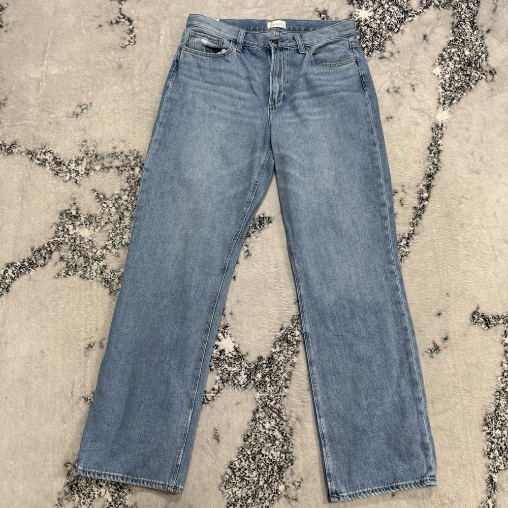 Favorite Daughter‎ The Tommy Mid Rise Boyfriend Jeans Womens 29 Light Wash Denim